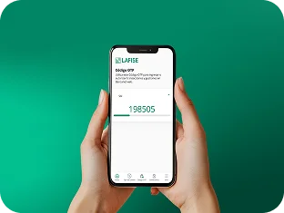 Opción para obtener el Código OTP al instante desde la app Bancanet de LAFISE.