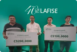 Ganadores de la promoción Compra y gana con tus tarjetas LAFISE