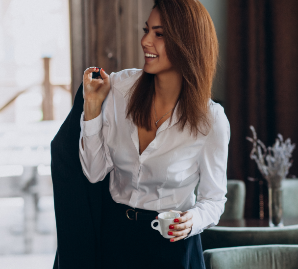 Mujer de negocios en oficina