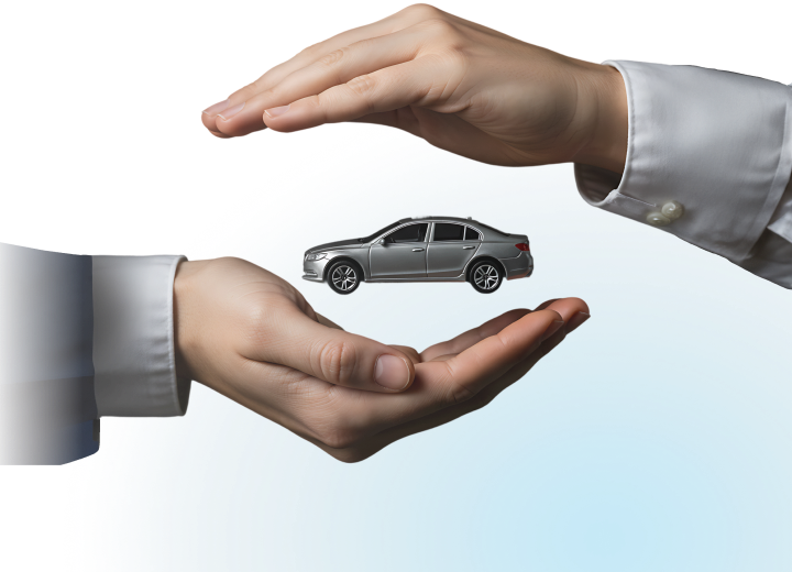 Manos y auto