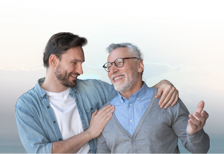 Hombres inviertiendo en bienes raíces