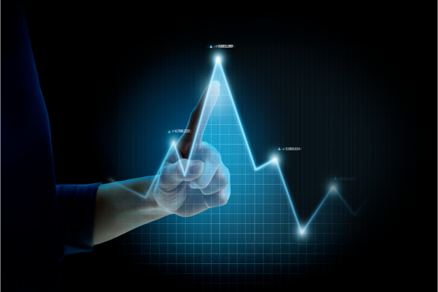 Gráfico de inversión en crecimiento