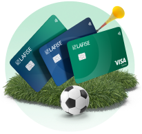 Tarjetas de débito y crédito LAFISE participantes del sorteo
