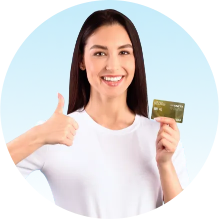 Joven usando su cobertura PRF