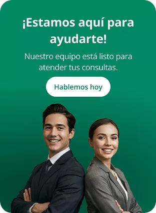 Ejecutivos listos para antender tus consultas