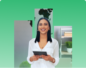 Mujer propietaria de una pyme solicitando factoring