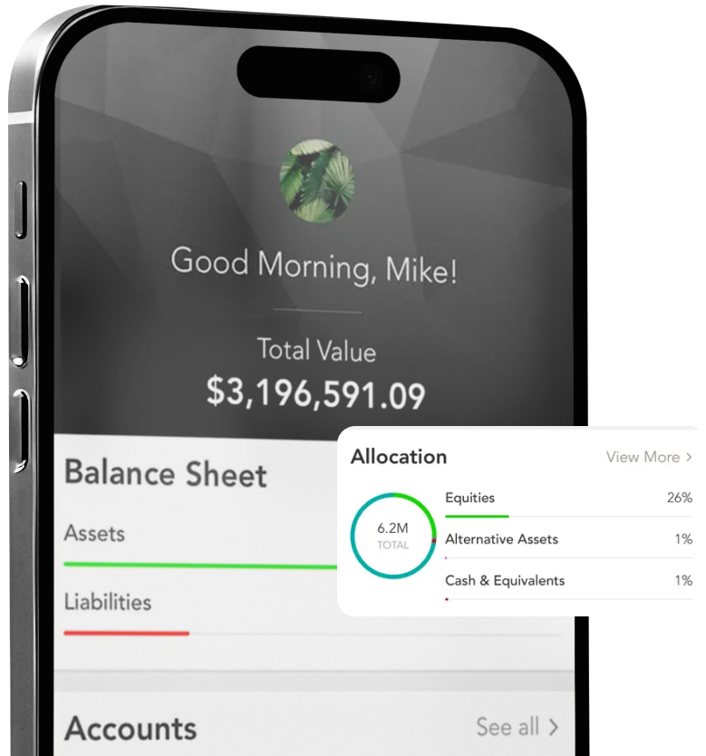Vista de gestión de cartera con plataforma Black Diamond