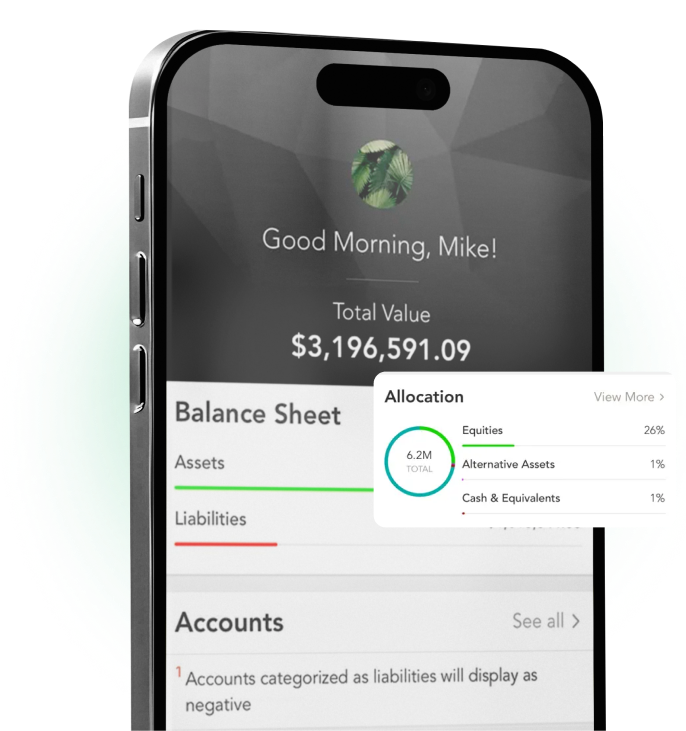 Vista de gestión de cartera con plataforma Black Diamond