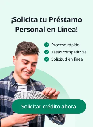 Hombre feliz contado dinero de un préstamo personal